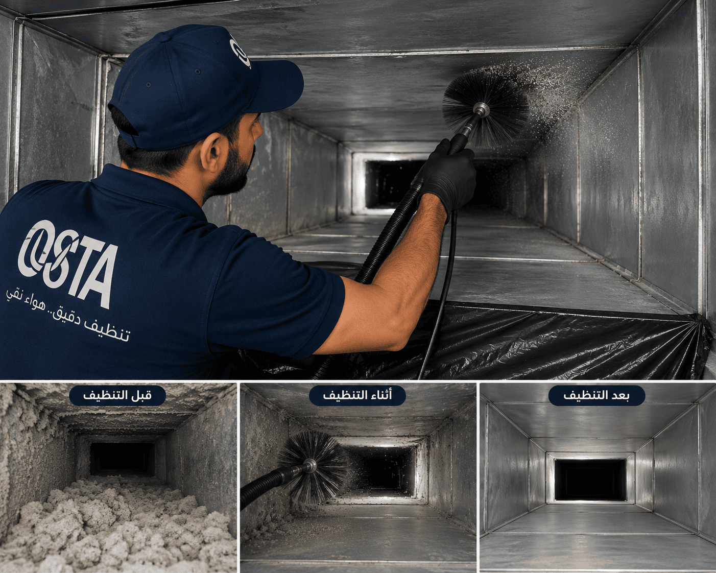 Apartment & Studio Duct Cleaning in UAE – Affordable Deep Cleaning Service تنظيف دكت الشقق والاستوديوهات في الإمارات – خدمة تنظيف عميق وبسعر مناسب